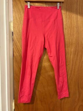 girlfriend collective Coral Pink High-Rise Leggings